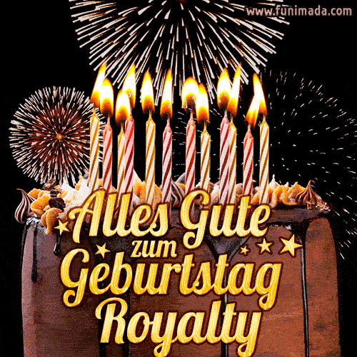 Alles Gute zum Geburtstag Royalty (GIF)