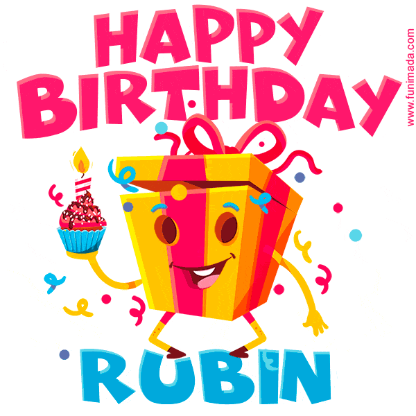 Funny Happy Birthday Rubin GIF