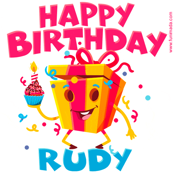 Funny Happy Birthday Rudy GIF
