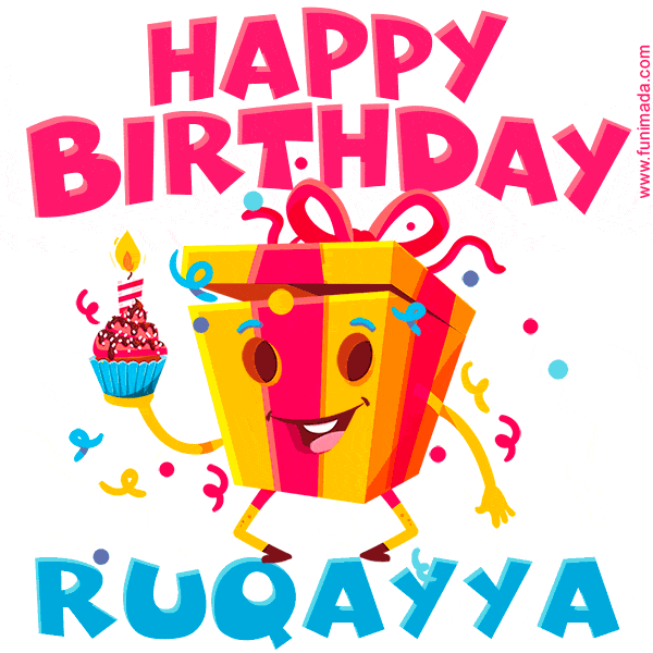 Funny Happy Birthday Ruqayya GIF
