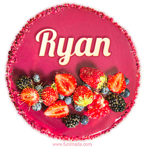 Happy Birthday Card for Ryan - Download GIF and Send for Free