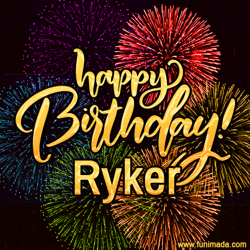 Happy Birthday, Ryker! Celebrate with joy, colorful fireworks, and unforgettable moments.