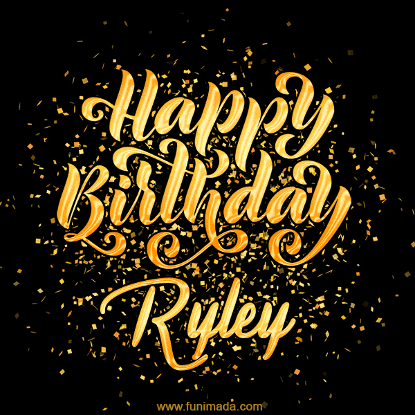 Happy Birthday Card for Ryley - Download GIF and Send for Free