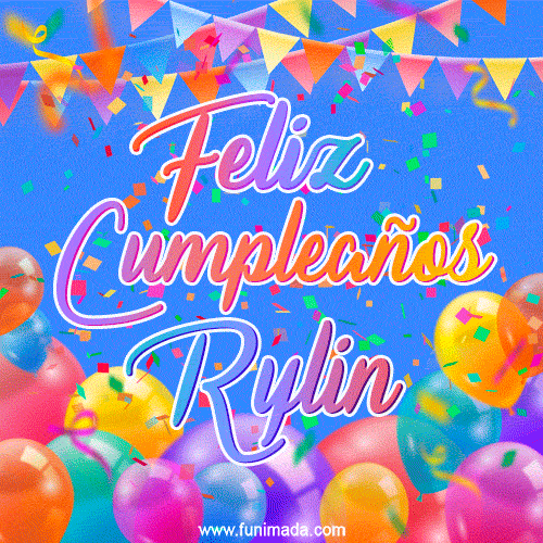 Feliz Cumpleaños Rylin (GIF)