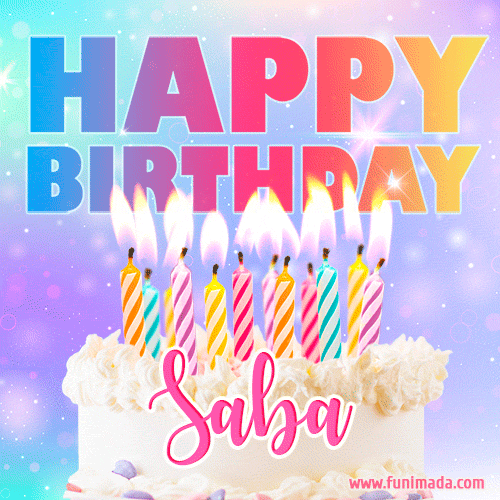 Funny Happy Birthday Saba GIF