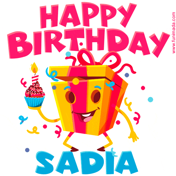 Funny Happy Birthday Sadia GIF