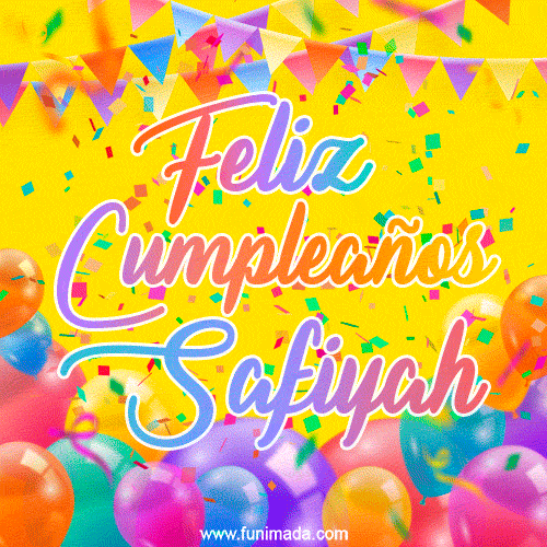 Feliz Cumpleaños Safiyah (GIF)