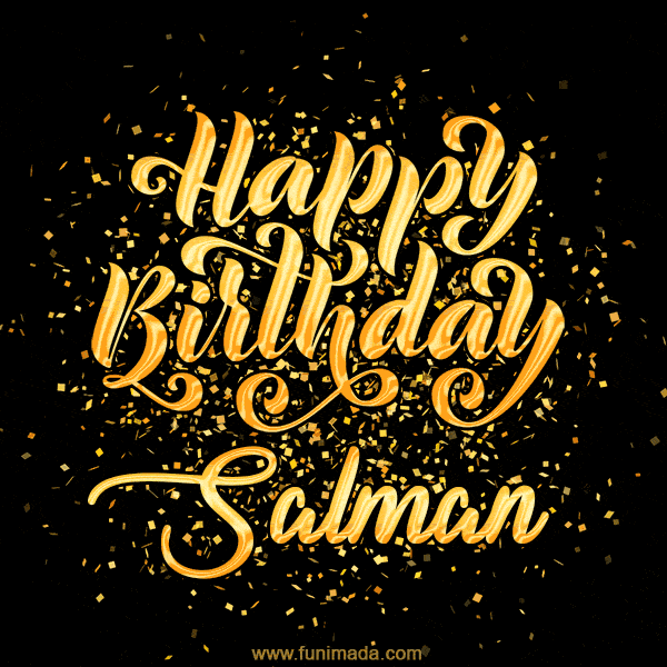 Happy Birthday Card for Salman - Download GIF and Send for Free — Download  on 