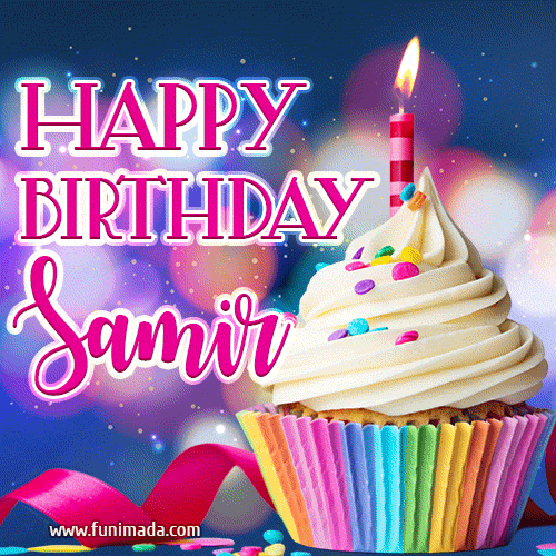 Happy Birthday Samir - Lovely Animated GIF