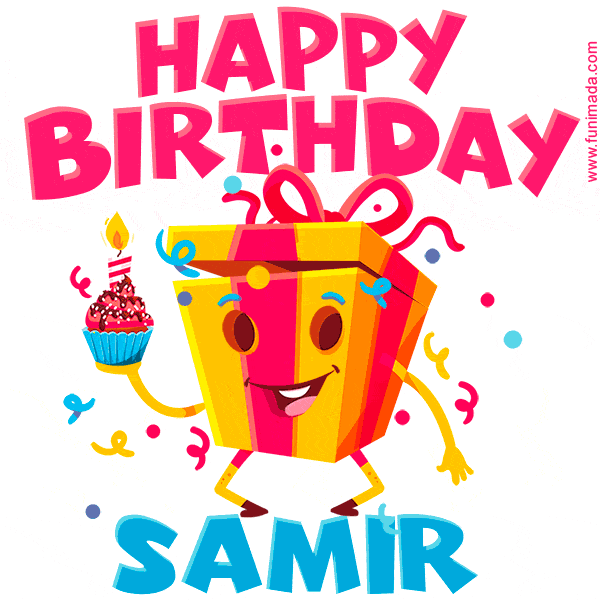 Funny Happy Birthday Samir GIF