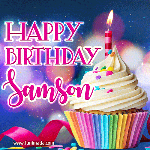 Happy Birthday Samson - Lovely Animated GIF