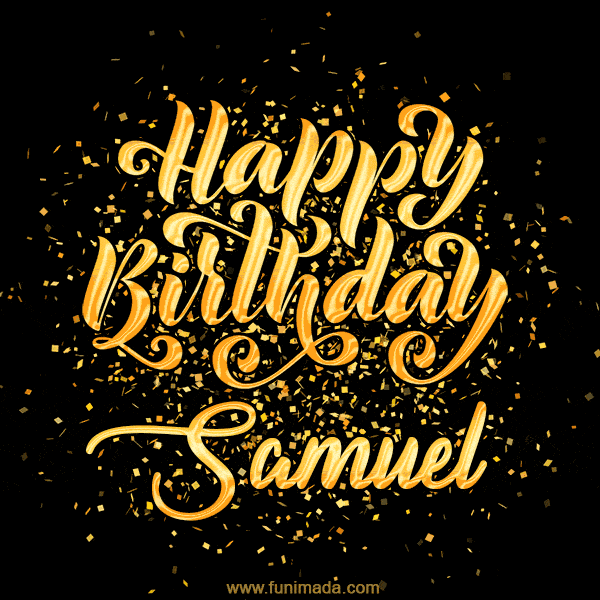 Happy Birthday Card for Samuel - Download GIF and Send for Free
