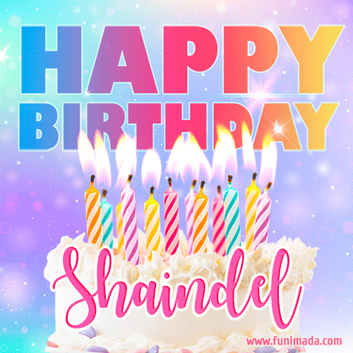 Funny Happy Birthday Shaindel GIF