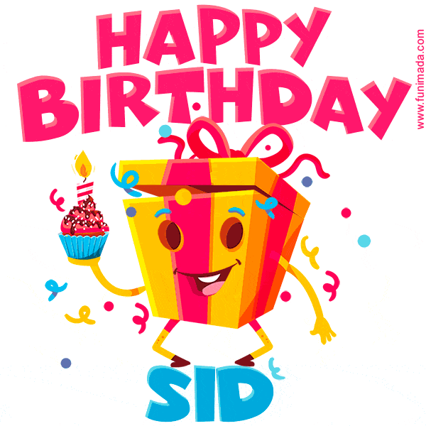 Funny Happy Birthday Sid GIF