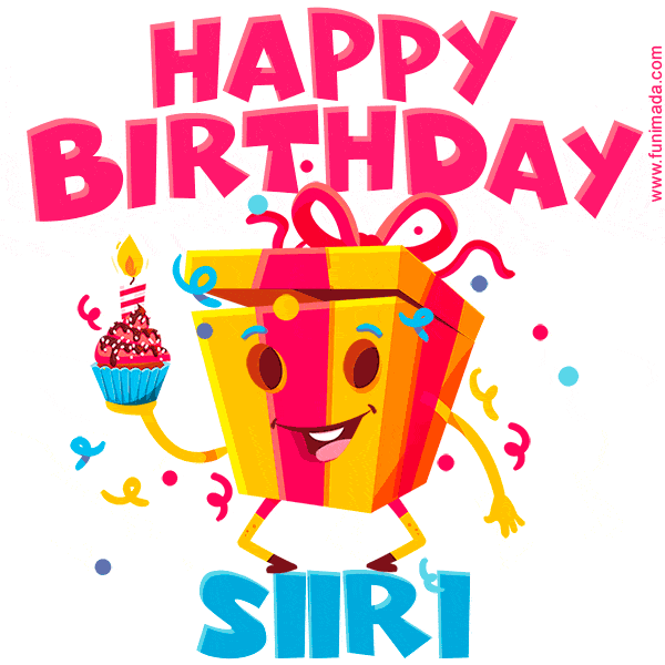Funny Happy Birthday Siiri GIF