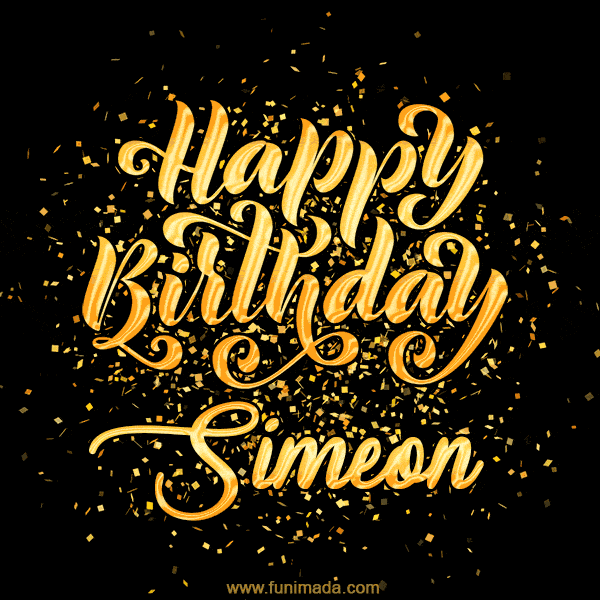 Happy Birthday Card for Simeon - Download GIF and Send for Free