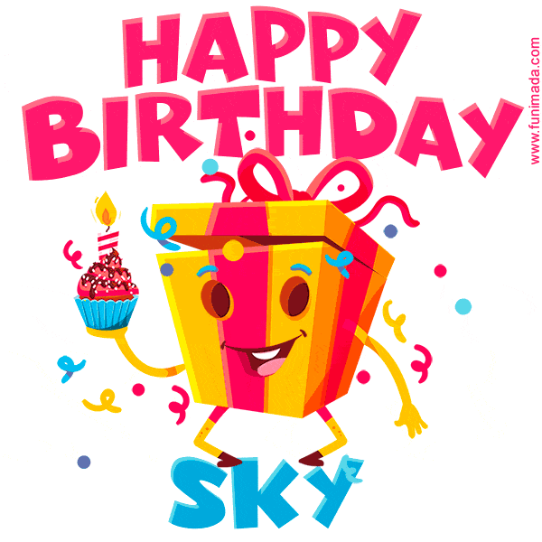 Funny Happy Birthday Sky GIF