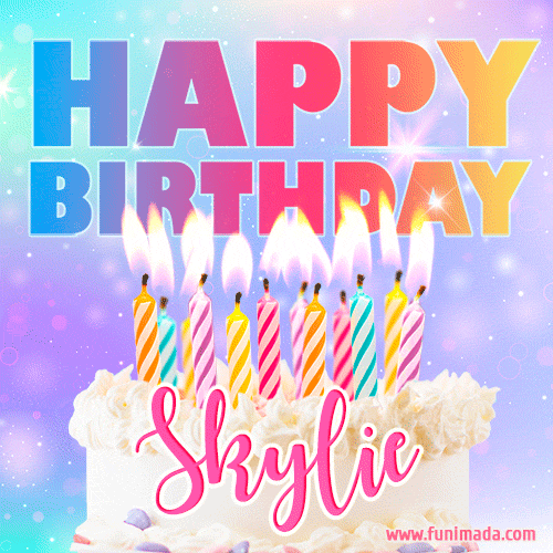 Funny Happy Birthday Skylie GIF