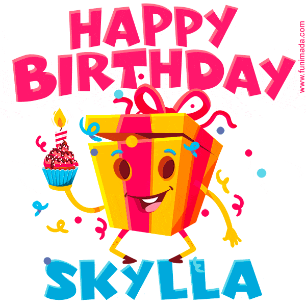 Funny Happy Birthday Skylla GIF