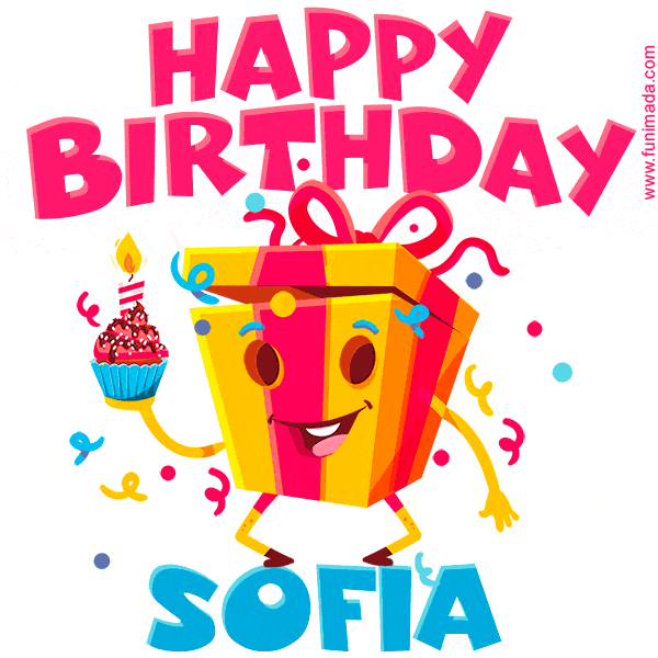 Funny Happy Birthday Sofia GIF