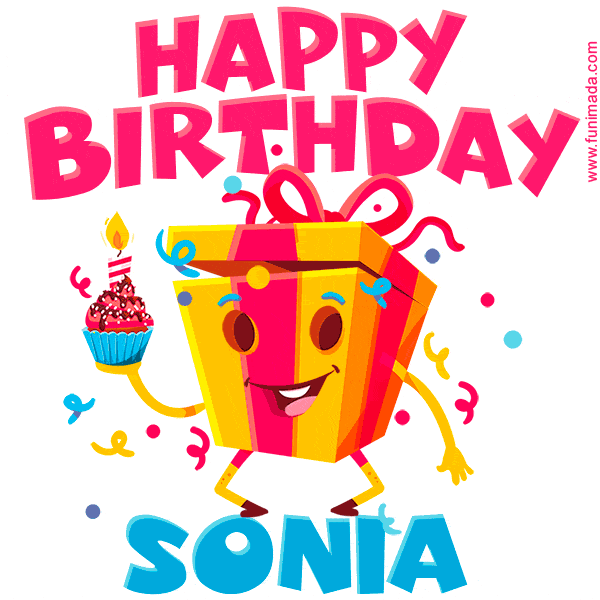 Funny Happy Birthday Sonia GIF