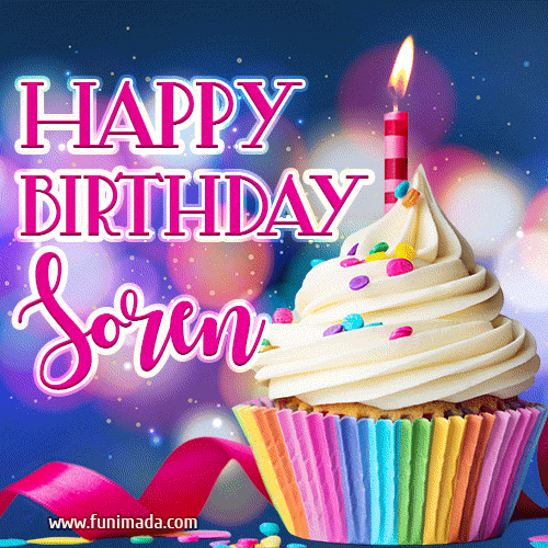 Happy Birthday Soren - Lovely Animated GIF
