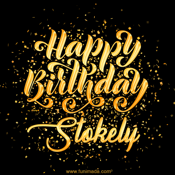 Happy Birthday Card for Stokely - Download GIF and Send for Free