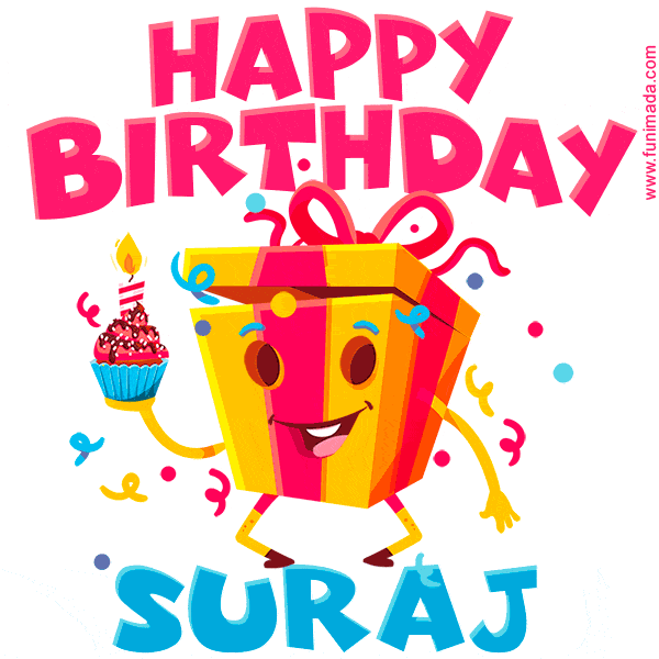 Funny Happy Birthday Suraj GIF