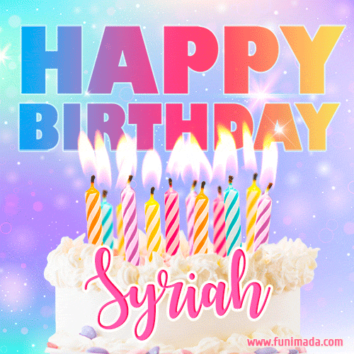 Funny Happy Birthday Syriah GIF