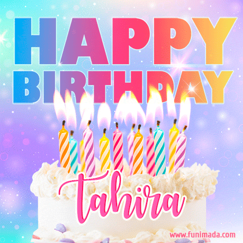 Funny Happy Birthday Tahira GIF