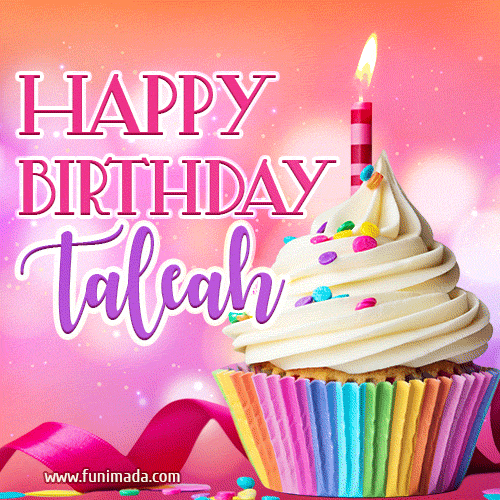 Happy Birthday Taleah - Lovely Animated GIF