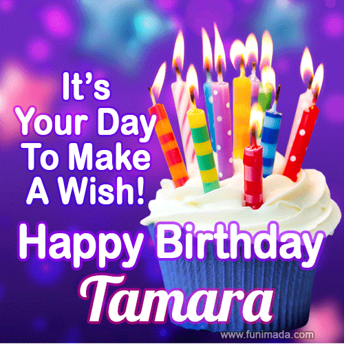 It's Your Day To Make A Wish! Happy Birthday Tamara!