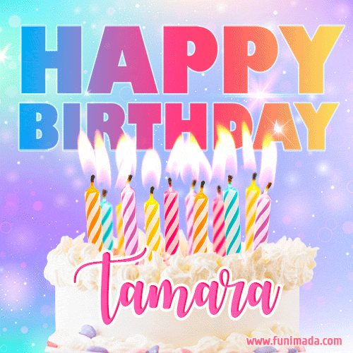 Funny Happy Birthday Tamara GIF