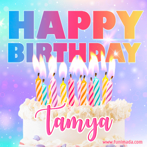 Funny Happy Birthday Tamya GIF