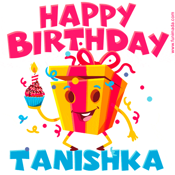 Funny Happy Birthday Tanishka GIF