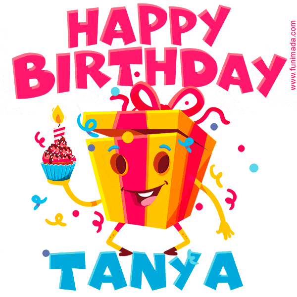 Funny Happy Birthday Tanya GIF