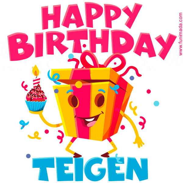 Funny Happy Birthday Teigen GIF