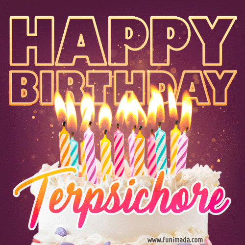 Terpsichore - Animated Happy Birthday Cake GIF Image for WhatsApp