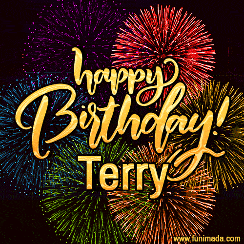 Happy Birthday, Terry! Celebrate with joy, colorful fireworks, and unforgettable moments.