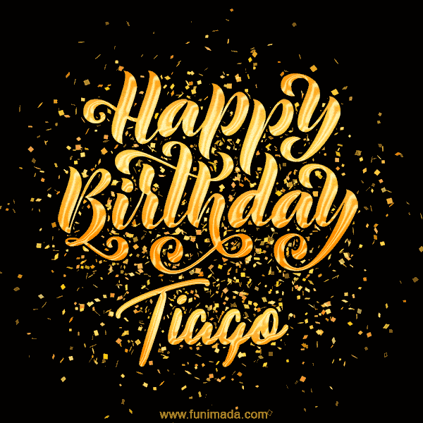 Happy Birthday Card for Tiago - Download GIF and Send for Free