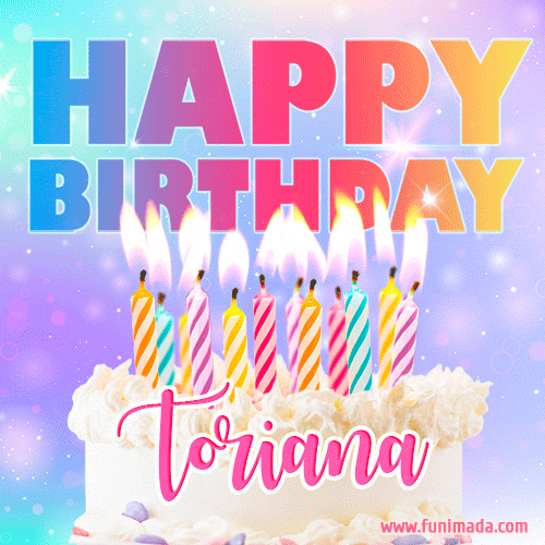 Funny Happy Birthday Toriana GIF