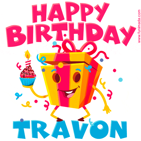 Funny Happy Birthday Travon GIF