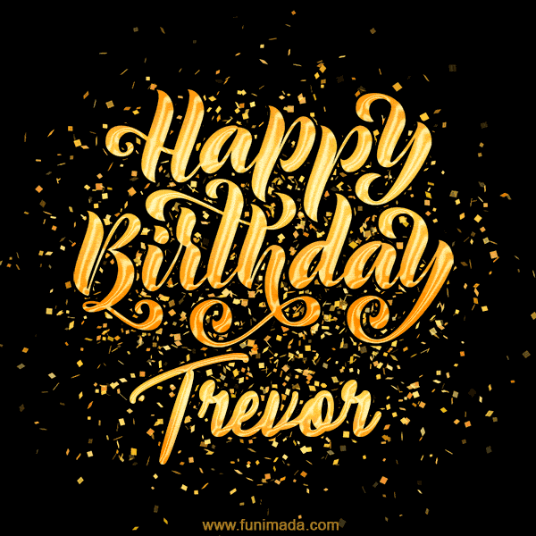 Happy Birthday Card for Trevor - Download GIF and Send for Free