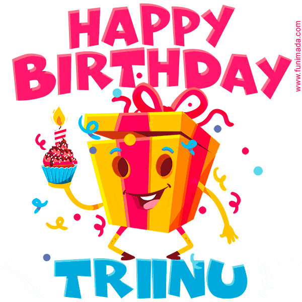 Funny Happy Birthday Triinu GIF
