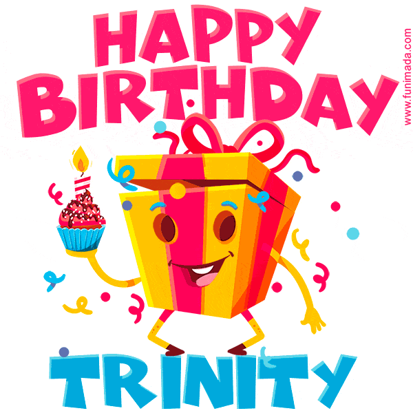 Funny Happy Birthday Trinity GIF