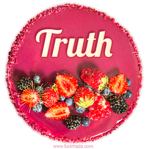 Happy Birthday Cake with Name Truth - Free Download