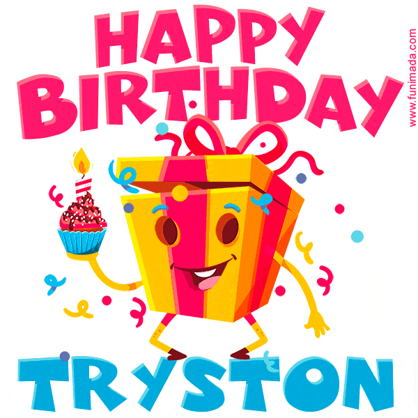 Funny Happy Birthday Tryston GIF