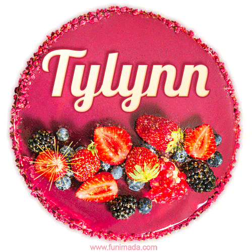 Happy Birthday Cake with Name Tylynn - Free Download