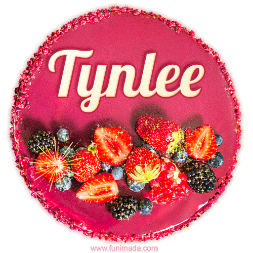 Happy Birthday Cake with Name Tynlee - Free Download