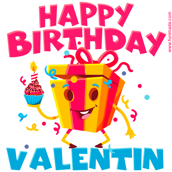 Funny Happy Birthday Valentin GIF